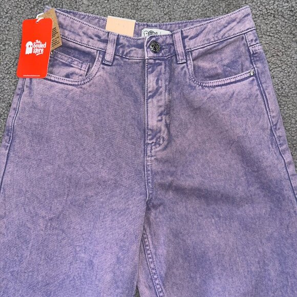 THE SOULED STORE DENIM DIVISION DISNEY LILO & STITCH ANGEL WIDE LEG FIT JEANS 26 - Picture 2 of 12